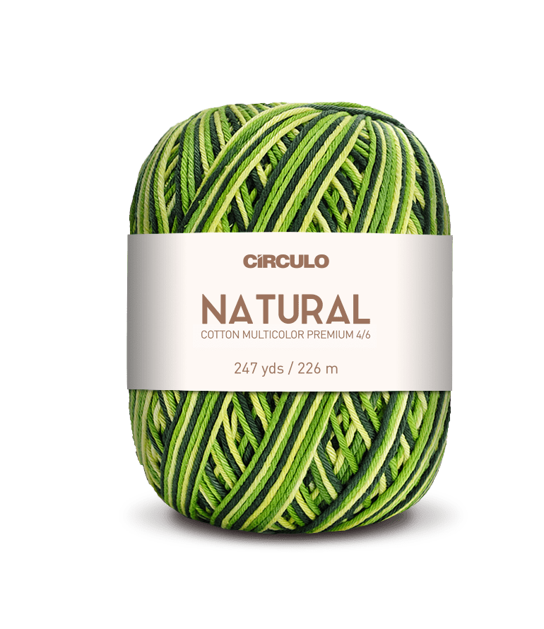 Circulo Barroco Multicolor Premium 4/6, 100% Cotton Yarn for Crochet and Knitting, 226m/200g - Leo Hobby Marketplace