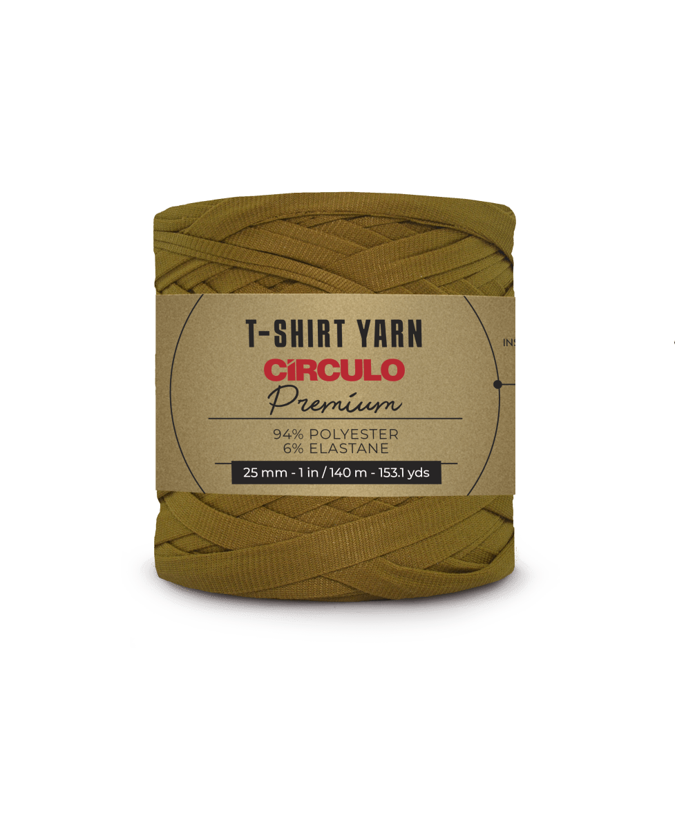 Circulo Premium T-shirt Yarn for Crocheting and Knitting, Bulk Yarn 140m/270g - Leo Hobby