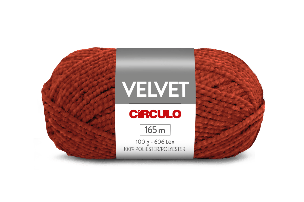 Círculo Velvet – Ultra - Soft Velvety Texture Yarn (100g) - Leo Hobby