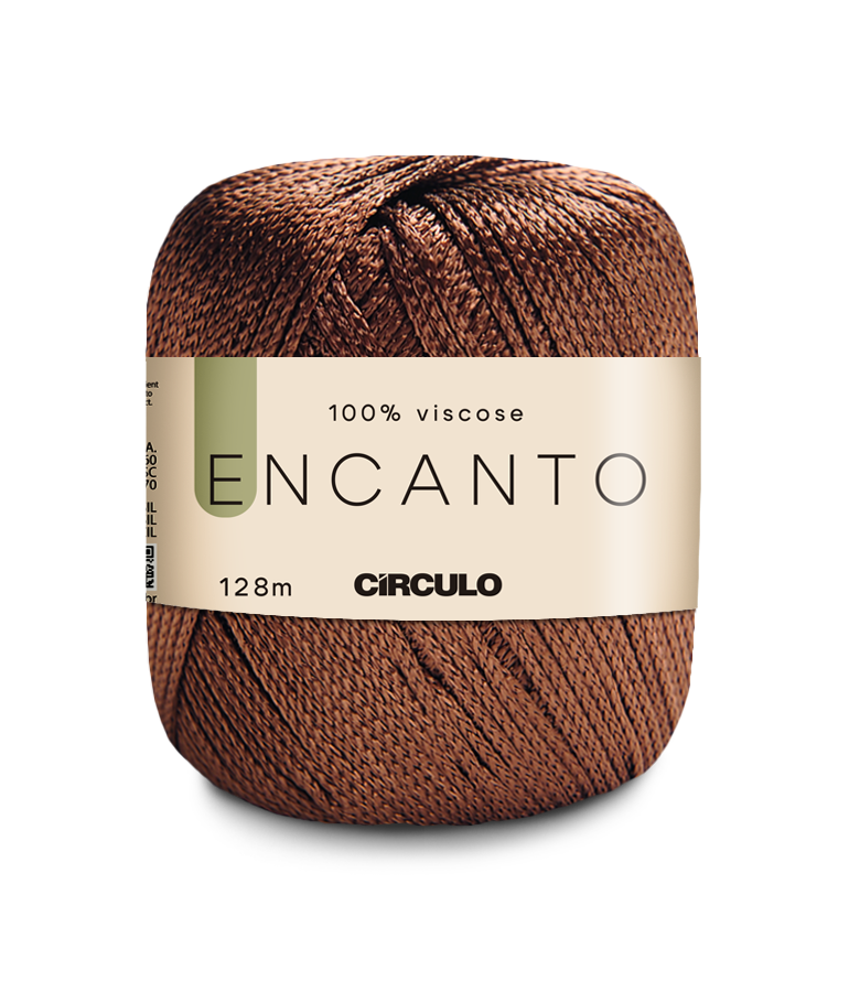 Circulo Encanto 100% Viscose Yarn for Crochet and Knitting, 128m/100g Luxurious Shine & Versatility Leo Hobby