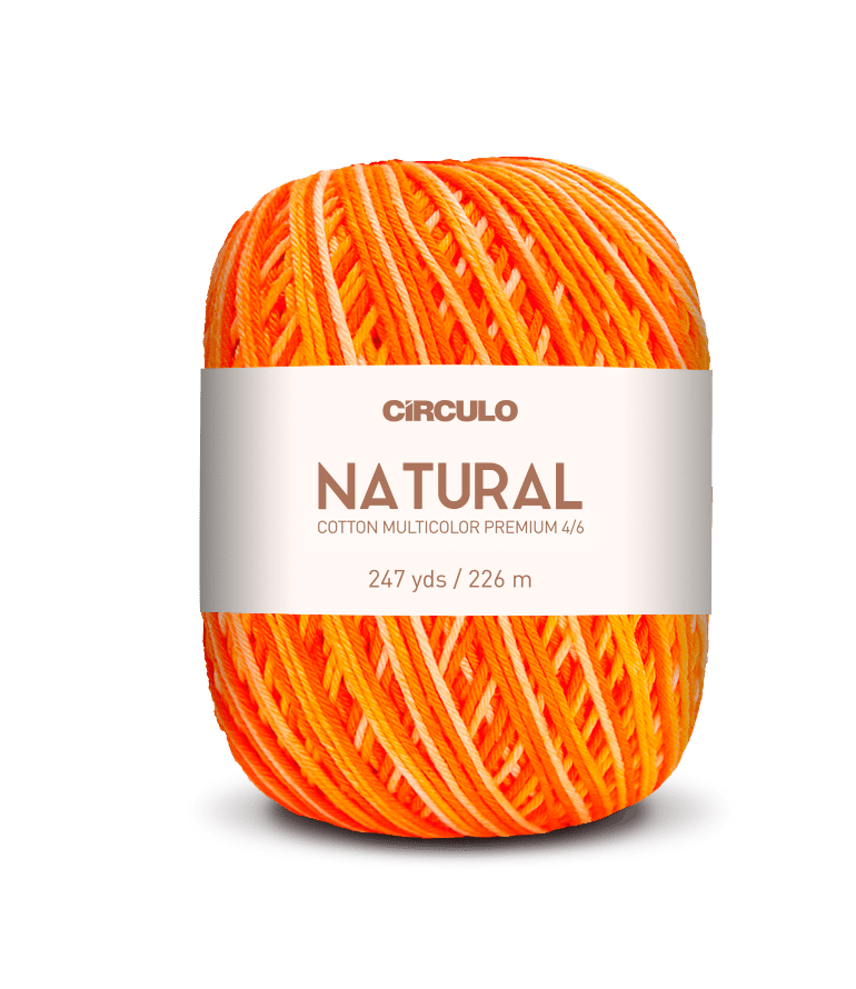 Circulo Barroco Multicolor Premium 4/6, 100% Cotton Yarn for Crochet and Knitting, 226m/200g - Leo Hobby Marketplace